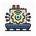 Smart Factory Industry Icon