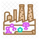 Smart Factory Industry Icon