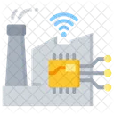 Smart Factory Factory Industry Icon
