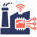 Smart Factory Factory Industry Icon