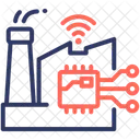 Smart Factory Factory Industry Icon