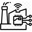Smart Factory Factory Industry Icon