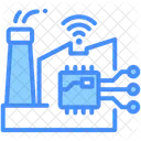 Smart Factory Factory Industry Icon