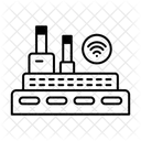 Smart Factory Factory Industry Icon