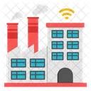 Smart Factory Smart Industry Refinery Icon