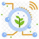 Smart Farm Digital Transformation Agriculture Revolution Iot Farming Technology Icon