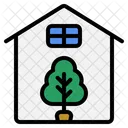 Smart Farm-Gewächshaus  Symbol