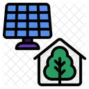 Smart Farm Gewächshaus Solar  Symbol