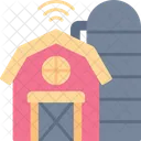 Smart Farm Farmhouse Harvest Icon