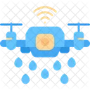 Smart Farm Irrigation Drone Icon