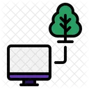 Smart Farm Information Plant  Icon