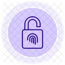 Smart Fingerprint Lock Icon