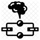 Intelligentes Flussdiagramm Prozess Reihenfolge Symbol