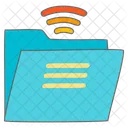 Folder Iot Internet Things Network Data File Icon
