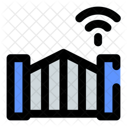 Smart Gate Icon Download In Colored Outline Style