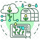 Smart greenhouses  Icon