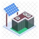 Smart Grid Solar Grid Solar Plant Icon