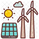 Smart grid technology  Icon