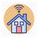 Smart House Smart Home Internet Der Dinge Symbol