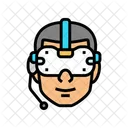Smart Headset Augmented Icon