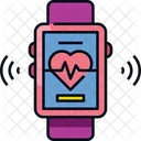 Smart Healthcare Healthcare Application Smart Watch Icon