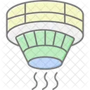 Smart Heat Smoke Detector Icon
