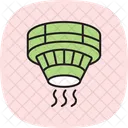 Smart Heat Smoke Detector Icon