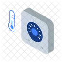 Heating Regulation Thermometer Icon