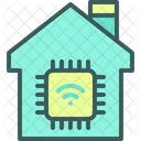 Smart Home Real Estate Processor Icon