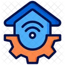 Smart Home Internet Wifi Icon