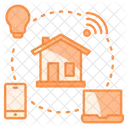 Technologie Zuhause Smart House Symbol