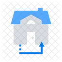 Smart House Recycle Icon
