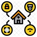 House Cctv Scan Icon
