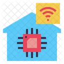 House Ai Wifi Icon