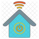 Smart House Home Automation Wifi Iot Internet Things Icon