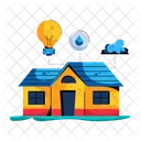 Smart Home Home Automation Smart Building Icon