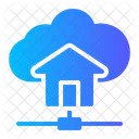 Smart Home Cloud Connection Smart House Icon