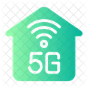 5 G Smart Home Home Icon