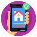 Smart Home App Internet Of Thing Iot Icon