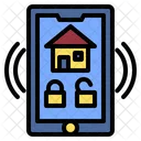 Smart Home Application Houselock Lock Icon