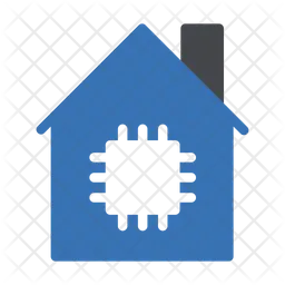 Smart Home Chip  Icon