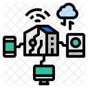 Smart Home Connection  Icon