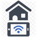Smart House Automation Wireless Icon