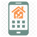 Smart Home Tech Smartphone Icon