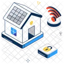 Smart Home Technology Home Icon