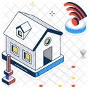 Smart Home Technology Home Icon