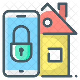 Smart Home Lock  Icon