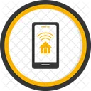 Smart Home Monitoring Anti Theft Security Icon