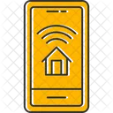 Smart Home Monitoring Anti Theft Security Icon