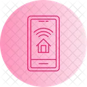 Smart Home Monitoring Anti Theft Security Icon